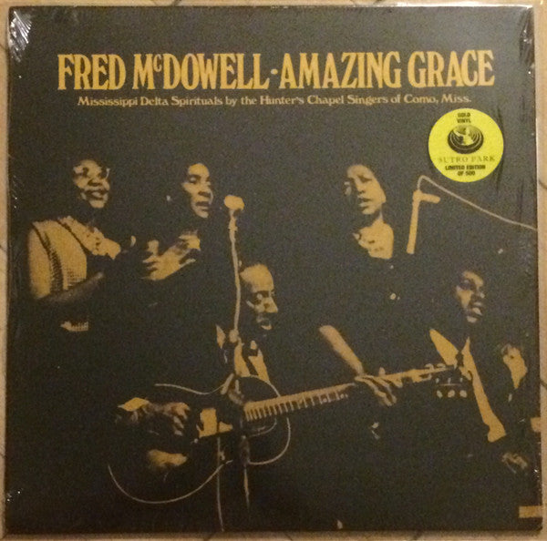 Fred McDowell : Amazing Grace (LP, Album, Ltd, RE, RP, Gol)