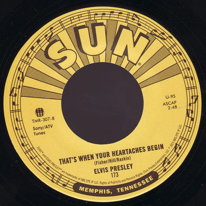 Elvis Presley : My Happiness / That's When Your Heartaches Begin (7", RE)