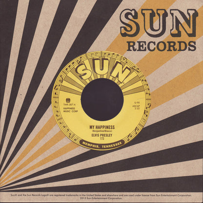 Elvis Presley : My Happiness / That's When Your Heartaches Begin (7", RE)