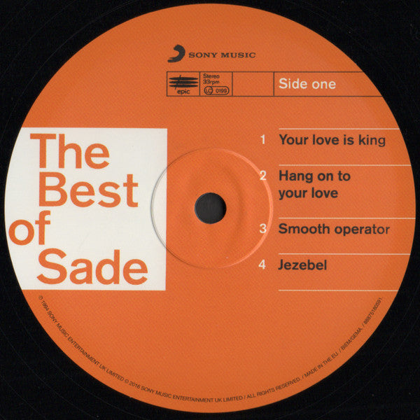 Sade : The Best Of Sade (2xLP, Comp, RE, Gat)