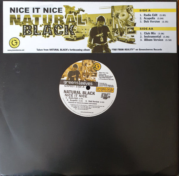 Natural Black : Nice It Nice (12", Maxi)