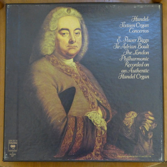 Georg Friedrich Händel, E. Power Biggs, Sir Adrian Boult, The London Philharmonic Orchestra : The Sixteen Organ Concertos (3xLP + Box)