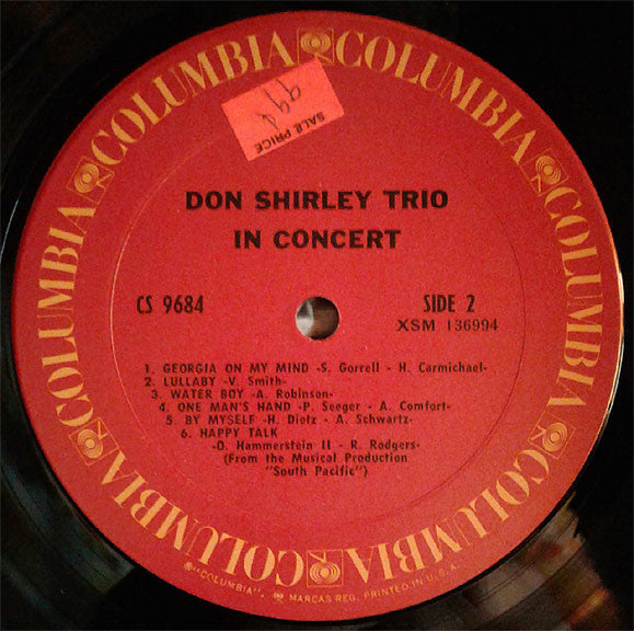 karton pinion elev Buy Don Shirley Trio : In Concert (LP, RE) Online for a great price –  Tonevendor Records