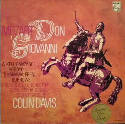 Wolfgang Amadeus Mozart, Sir Colin Davis : Don Giovanni KV 527 (4xLP, 4 L)