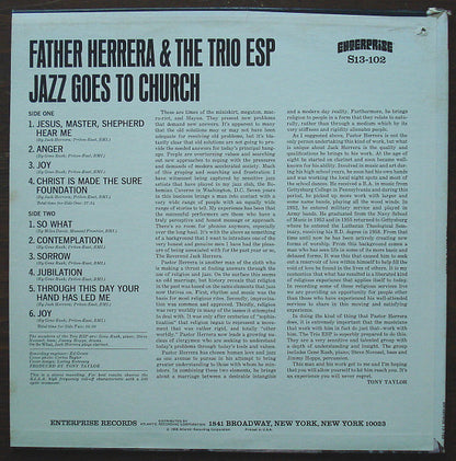 Father Herrera & The Trio ESP : Jazz Goes To Church (LP)