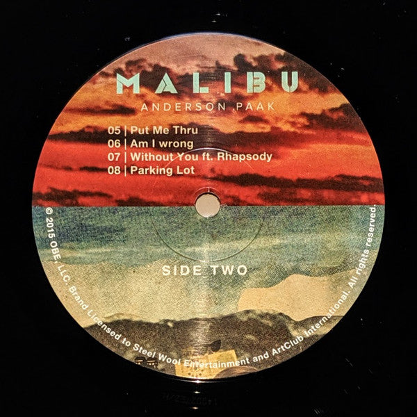 Anderson .Paak : Malibu  (LP,Album)