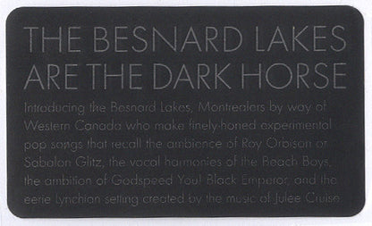 The Besnard Lakes : The Besnard Lakes Are The Dark Horse (CD, Album)