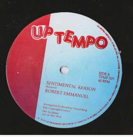 Robert Emmanuel, Ranking Simeon : Sentimental Reason / If You Leave Me (12", Maxi)