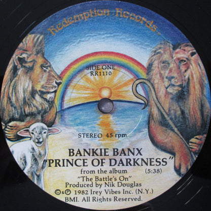 Bankie Banx : Prince Of Darkness / Remember Bob (12", Maxi)