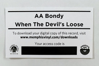A.A. Bondy : When The Devil's Loose (LP, Album, RE)