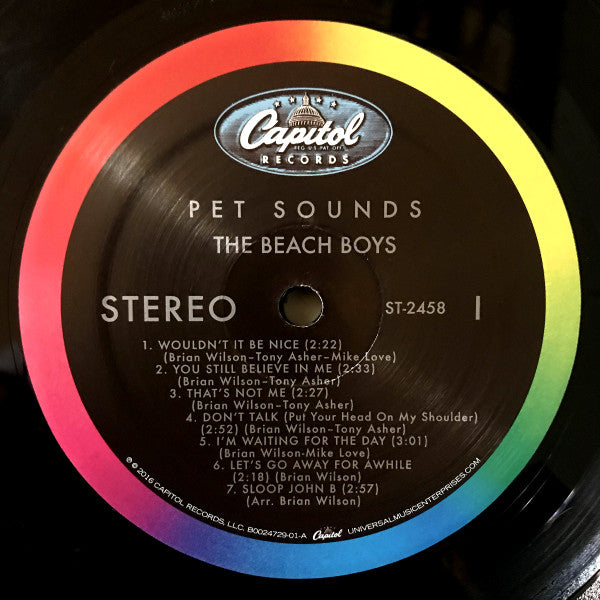 The Beach Boys : Pet Sounds (LP, Album, RE, RM)