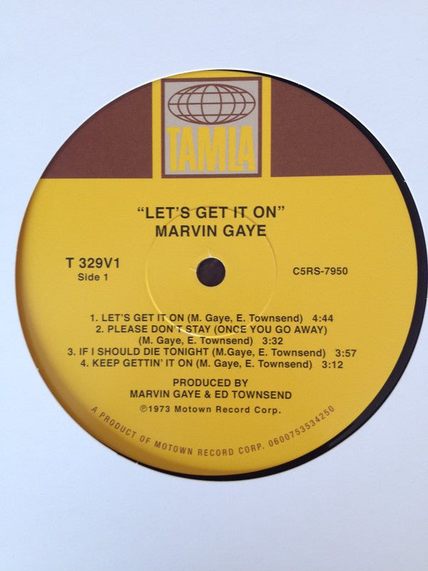 Marvin Gaye - Let's Get It On (LP, Album, RE, 180)