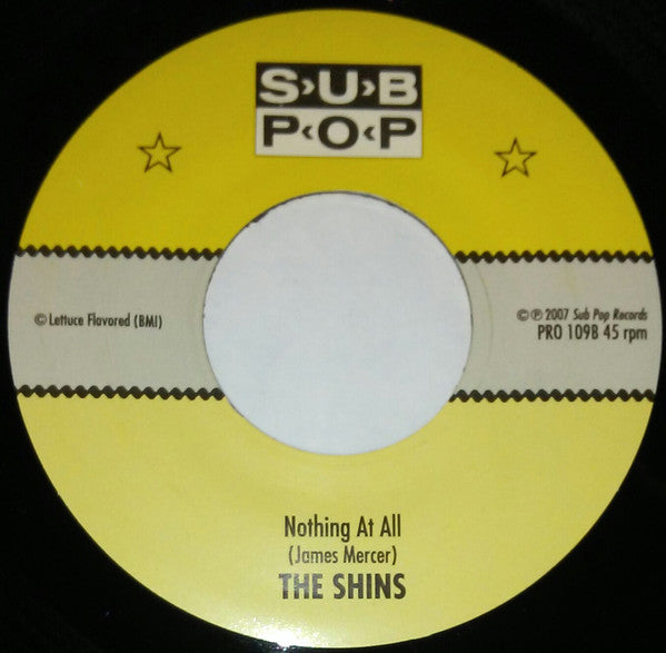 The Shins : Nothing At All (7", Single, Promo)