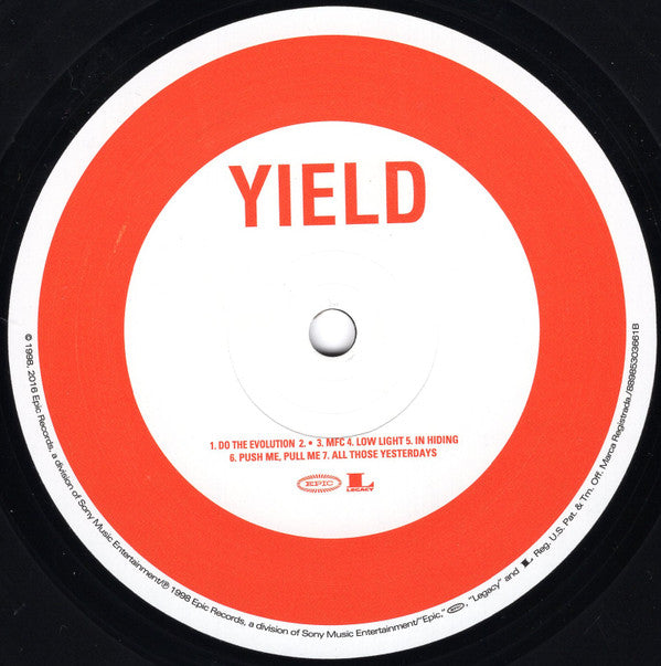 Pearl Jam : Yield (LP, Album, RE, RM)