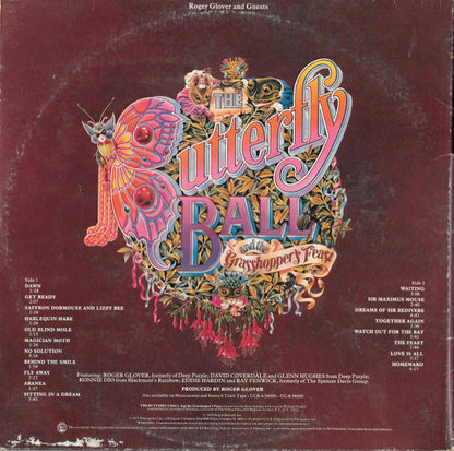 Roger Glover And Guests : The Butterfly Ball And The Grasshopper's Feast (LP, Album, T T)