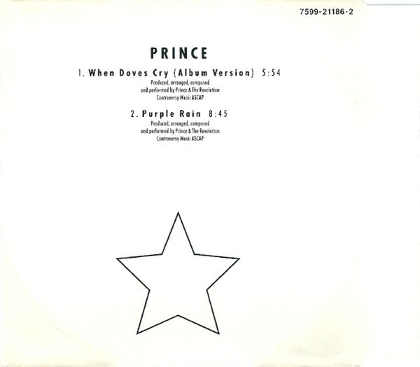 Prince : When Doves Cry / Purple Rain (CD, Single)