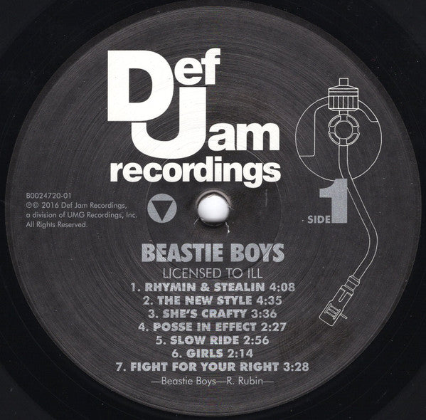 Beastie Boys : Licensed To Ill (LP, Album, RE, 30t)