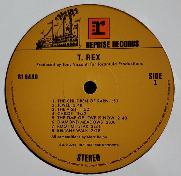 T. Rex : T.Rex (LP, Album, Ltd, RE, RM, 180)