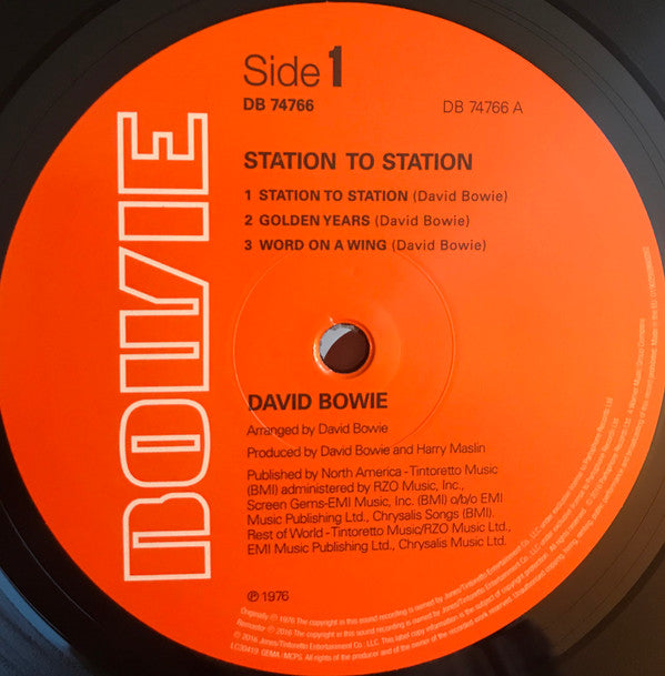 David Bowie : Station To Station (LP,Album,Reissue,Remastered,Stereo)