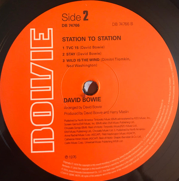 David Bowie : Station To Station (LP,Album,Reissue,Remastered,Stereo)