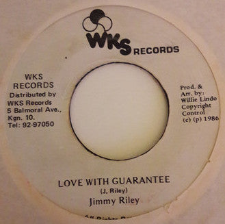 Jimmy Riley : Love With Guarantee (7")
