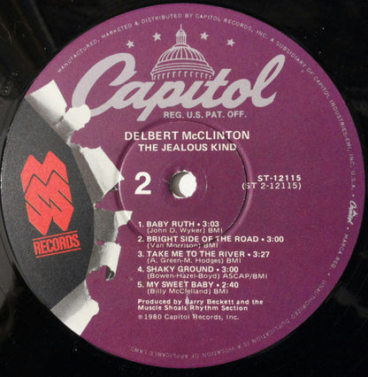 Delbert McClinton : The Jealous Kind (LP, Album, Win)