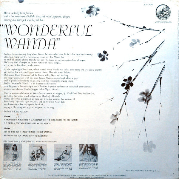 Wanda Jackson : Wonderful Wanda (LP, Album, Scr)
